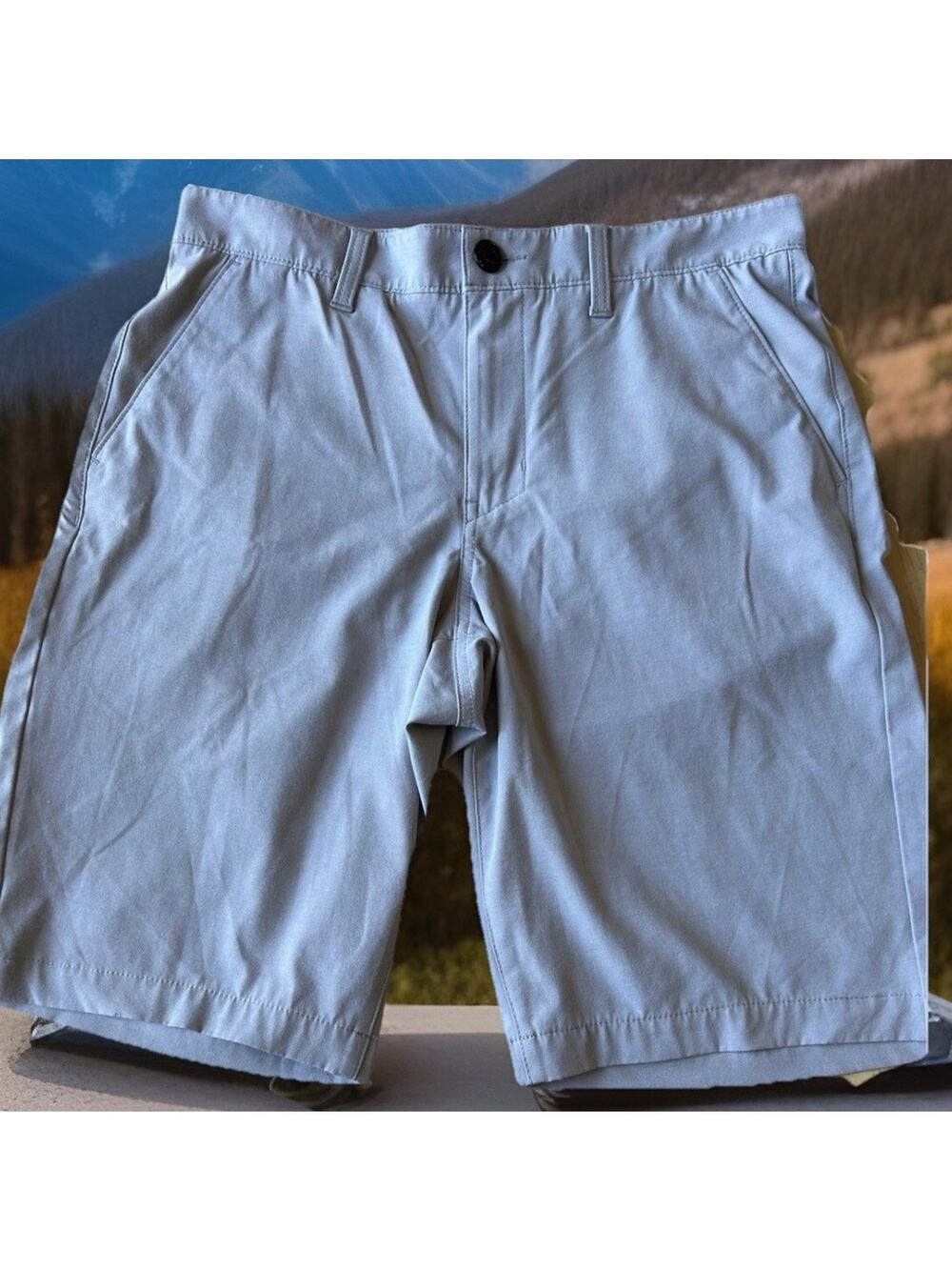URBAN PIPELINE Shorts Mens 34 Gray Stretch Active Golf Tennis Outdoor Fish Hike